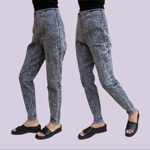 🚫SOLD🚫 80s Acid Wash Jeans 🌪 - Picture 2 of 5